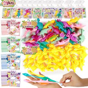 Valentines Day Gifts for Kids, 56pcs 28 Sets Valentines for Kids Classroom, Slingshot Finger Toys, Kids Valentines Day Gifts for School, Valentines Gifts for Kids