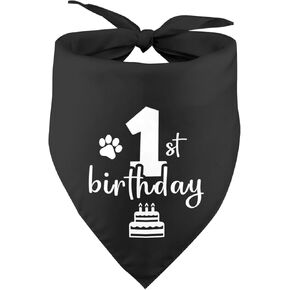Dog Birthday Bandana Dog First Birthday Puppy 1st Birthday Bandana Dog 1st Birthday Boy Girl Dogs Birthday Photo Prop Pet Scarf Pet Accessories for Dog Lover