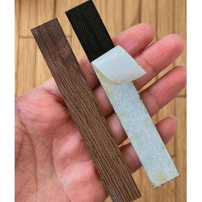 Dollhouse Flooring, Miniature Simulation Wood Flooring, 1/12 1/6 Dollhouse Floor DIY, Dollhouse Wood Floor, Miniature Dollhouse Wood Flooring, Veneer (40PCS) (Walnut Color)