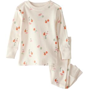 little planet by carter's unisex-baby Baby and Toddler 2-piece Pajamas made with Organic Cotton, Botanical, 2T