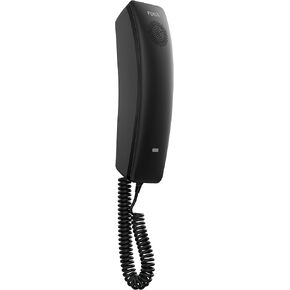 Fanvil H2U Compact IP Phone, Black; 10-Speed Dial Keys; 1 Programmable DSS Key; 10/100Mbps Ethernet; PoE Power Supply; 2 SIP Lines; Direct IP Dial; Acoustic Echo Canceller; Call Logs; HD Voice