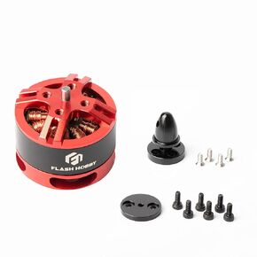 FLASH HOBBY BE1806 2300KV Brushless Motor Race Edition for Multicopters Parts 160~210 Micro Drone (2300kv Red)