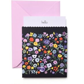 Gartner Studios Dainty Floral Pocket Note Cards, Stationery, with Envelopes, 3.25" x 4.75", 20 Count