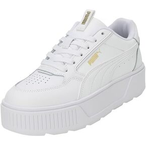 حذاء Karmen Rebelle للسيدات من Puma، Puma White/Puma White/Puma Team Gold، 7.5 M in Kuwait