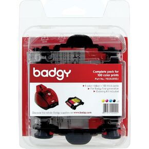 Thick Consumable Kit, Badgy1 Printer, YMCKO VBDG205EU