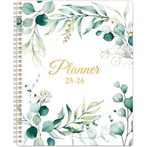 2025-2026 Planner - 9" x 11" Academic Planner 2025-2026, from JUL. 2025 to JUN. 2026, Planner Weekly and Monthly 2025-2026 with Tabs, Twin-Wire Binding, Inner Pocket