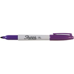 Sharpie Fine Point Purple Pen Permanent Marker Pen (1-Each)