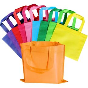 SPERPAND 30Pcs Small Gift Bags with Handles, Holiday Gift Bags Treat Tote Party Favor Bags Goodie Bags for Kids Birthday, Baby Shower, Christmas Gift Bags