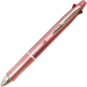 Pilot Dr. Grip 4+1, 4 Color 0.7 mm Ballpoint Multi Pen & 0.5 mm Mechanical Pencil - Baby Pink (BKHDF1SFN-BP)