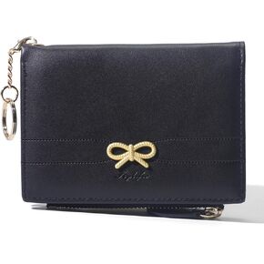 Fashion Wallets Girls Cute Small Bow Wallet Aesthetic Card Holder Bifold Wallet Coin Purse Cash Pocket with Zipper for Women