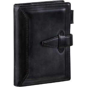 Raymay Fujii DP3015B Da Vinci Loroma Classic Pocket Black Personal Organizer
