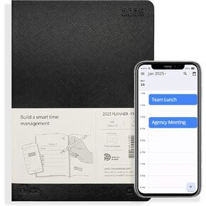 2025 Neo Smart Planner for Neo Smartpen | Sync to Calendar app Supported | A Daily, Weekly and Monthly Planner | 5.82" X 8.26" A5 Size.