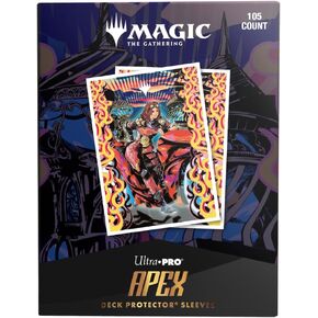 Ultra PRO - Aetherdrift Chandra, Spark Hunter 105ct APEX™ Deck Protector Sleeves for Magic: The Gathering, Sports Cards, MTG, D&D Cards, Sized to Fit Standard Size Cards, Gaming Accessory
