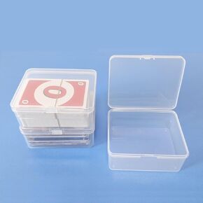 UNO Card Case for Classic UNO Card Game, Plastic Playing Card Case, Card Holder Box, Plastic Card Storage Box(NO Cards)