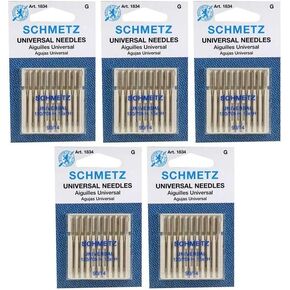 Schmetz Universal (130/705 H) إبر آلة الخياطة المنزلية - حجم 90/14-5 - 50 إبر in Kuwait