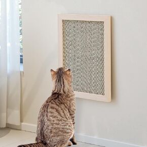 Petkaray Cat Screding Pad ، لوحة خدش Cat Sisal ، طلاء مثبت على الحائط خدش ، خدش جدار داخلي ، خدش القط الداخلي