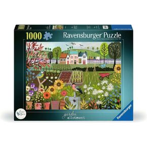 Ravensburger Garden Allotment 1000 Piece Jigsaw Puzzle | Vibrant Garden Artwork | Idyllic Nature Scene | Durable Eco-Friendly Materials