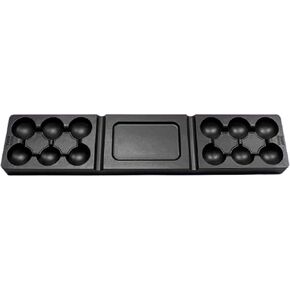 Non-Stick Silicone Paint Palette, Large Black