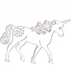 Unicorn Metal Cutting Dies for Card Making, Animal Die Cuts Stencil Embossing Tool for DIY Scrapbooking, Craft Paper, Album Decorations