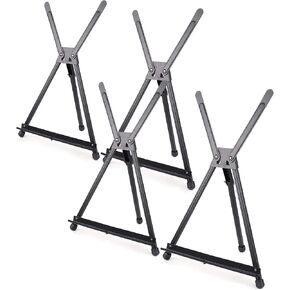 Tosnail 4 Pack 22 Inches Art Easel Stand Tabletop, Aluminum Display Stand, Photo Holder Display Stand for Artist, Students, Adults, Kids Painting