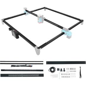 Twotrees Laser Engraver Y-axis Extension Kit, Quick Assembly Laser Engraver Carving Area Expansion Kit with Full Accessories for TTS-25/TTS-55, Extended Engraving Area to 600x600 mm