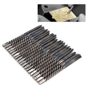 20Pcs/Set Professional Metal Chisel for Jewelry, Jewelry Making Engrave Tool Kit, Jewelry Processing Tools for Jewelry Carving Jewelry Processing