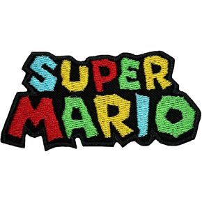 mario Iron on Patches for Clothes and jackets, 3.3 x 2.6 x 0.1 in