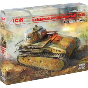 ICM 35330 - Plastic Vehicle Model Kit Leichttraktor Rheinmetall 1930, German Tank - Scale 1:35
