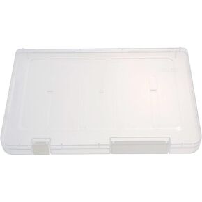 A5 File Portable Project Case Plastic Storage Box Letter A5 Paper Holder Documents Magazines Paper Organizer for Office Supplies Accessories