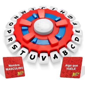 Basta Juego De Mesa Español | Word Game | Fast-Paced Family Board Game | Choose a Category & Race Against The Timer to be The Last Player | Learning Game Great for All Ages (Latin Spanish)