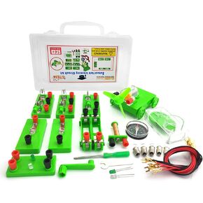 EUDAX Physics Science Lab Learning Circuit kit,Electricity Experiment Set,Building Circuits for Kids Junior Senior High School Students (Upgrade kit)