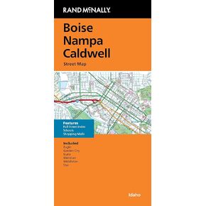 خريطة Rand McNally مطوية: خريطة شارع Boise و Nampa و Caldwell