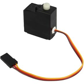 RC Servo Motors, 17G Digital Servo Low Noise Nylon Gear 3 Wire Black Micro Servo RC Parts for 16103
