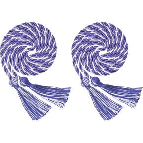 Graduation Cords, 2PCS Graduation Cord with Tassel 2025, 68" Rayon Braided Honor Ropes for 2025 Grads Party Decors, Graduation Honor Cords for Graduation Students, Bachelor Gown