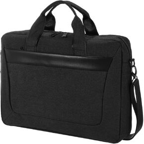 uxcell 14.1-15.4 Inch Laptop Briefcase Bag, Water-Resistant Laptop Shoulder Bag, Expandable Business Crossbody Bag, Multi-function Computer Carrying Bag for Travel College, Black