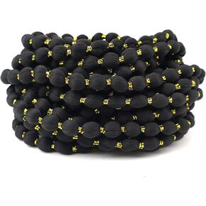 GXTIZAS Black Fringe Trim 8 Yards Lace Trim Pom Pom Trim for Craft Sewing Accessory Clothes Dress Garment Waist Chain Dreadlocks