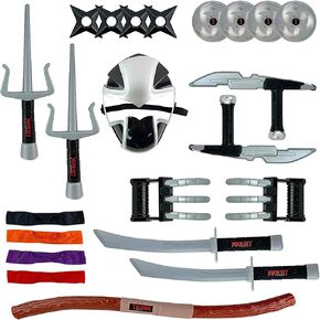 Liberty تستورد Ninja Warrior Toy Weapons دور Playset Kids Play Play Play Up Battles Assume Assume