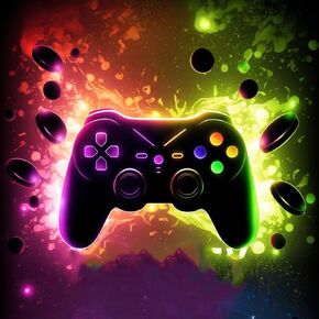 5D DIY Diamond Art Painting Game-4 16x16 بوصة للبالغين ، وتطريز الحفر الكامل للحفر الراين لتزيين الجدار