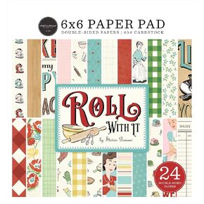Carta Bella paper paper 6 "x6" -Roll معها