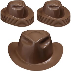 Xtinmee Cowboy Hats Bulk Kid Plastic Cowboy Hats Party Pack Western Cowboy Hat Costume Accessories for Western Party Supplies