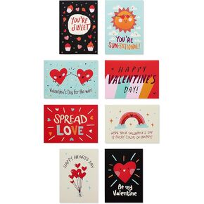 American Greetings Valentines Day Cards for Kids School and Classroom Exchange, Spread Love (40-Count)