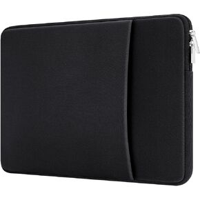 15.6 Inch Laptop Sleeve Protective Case with Zipper Pocket Compatible with 15.6" Dell G15/Legion 15.6 Inch Chromebook Computer Notebook, Black