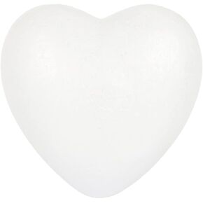 HEALLILY 1Pcs Heart Shaped Polystyrene Foam Heart for Flower Arranging Wedding Decorations (28CM) 1