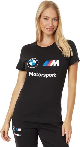 PUMA Women's Standard BMW MMS ESS Logo Tee, Blue Skies in Saudi Arabia