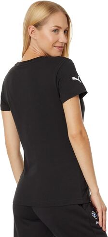 PUMA Women's Standard BMW MMS ESS Logo Tee, Blue Skies in Saudi Arabia