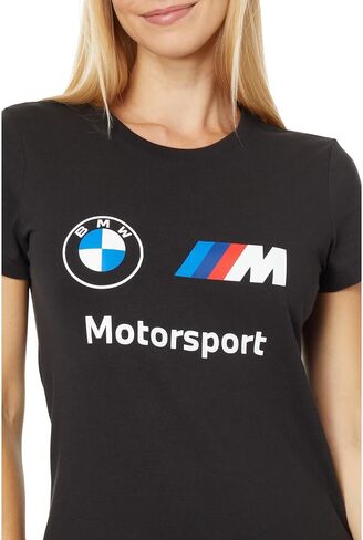PUMA Women's Standard BMW MMS ESS Logo Tee, Blue Skies in Saudi Arabia