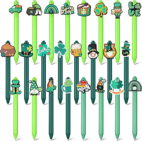 24 Pcs Christmas Cute Pens Cartoon Funny Pen Writing Kawaii Ballpoint Retractable Black Ink Birthday Party Gifts for Kids Students Office Supplies School Stationery(Christmas) in Kuwait