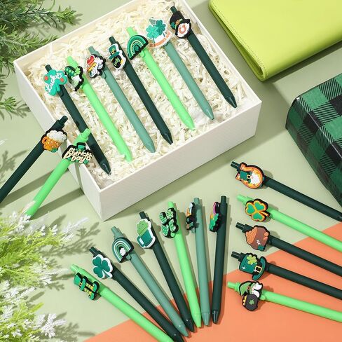 24 Pcs Christmas Cute Pens Cartoon Funny Pen Writing Kawaii Ballpoint Retractable Black Ink Birthday Party Gifts for Kids Students Office Supplies School Stationery(Christmas) in Kuwait
