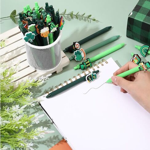 24 Pcs Christmas Cute Pens Cartoon Funny Pen Writing Kawaii Ballpoint Retractable Black Ink Birthday Party Gifts for Kids Students Office Supplies School Stationery(Christmas) in Kuwait