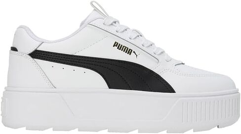 حذاء Karmen Rebelle للسيدات من Puma، Puma White/Puma White/Puma Team Gold، 7.5 M in Kuwait